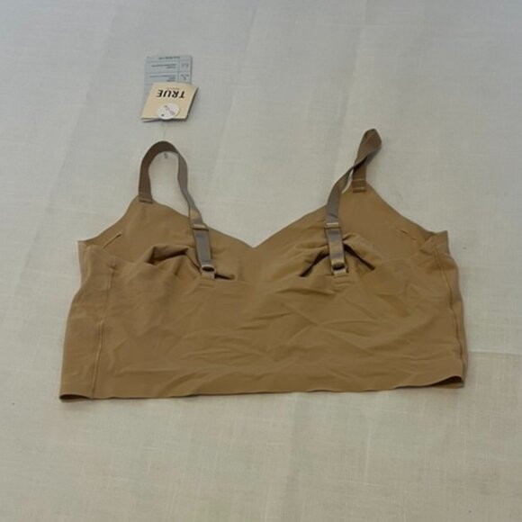 True & Co True Body Lift Triangle Adjustable Strap Bra in Desert Size Large - Picture 6 of 9